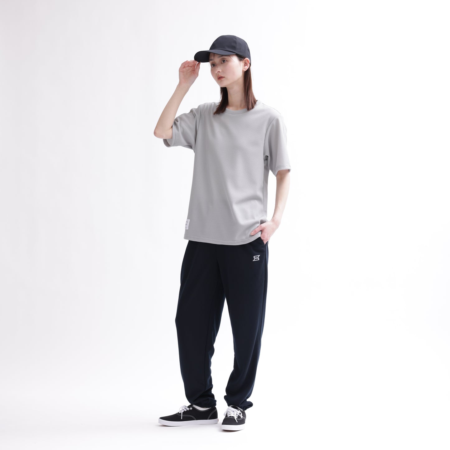 UVカットドライワッフルTシャツ
